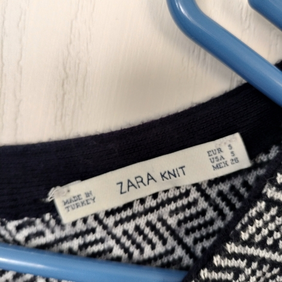 Zara Knit Women's Small Sweater Dress, 3/4 Sleeve - Picture 3 of 5